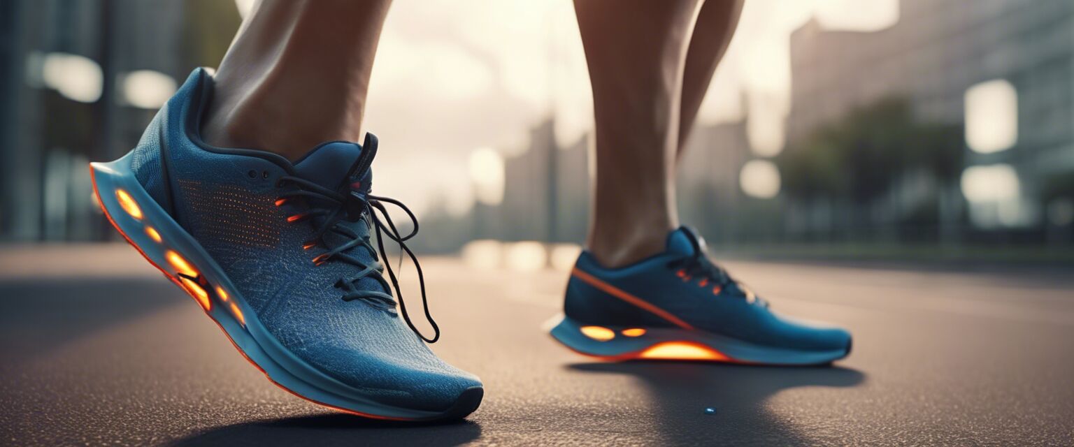 Smart insoles in running shoes